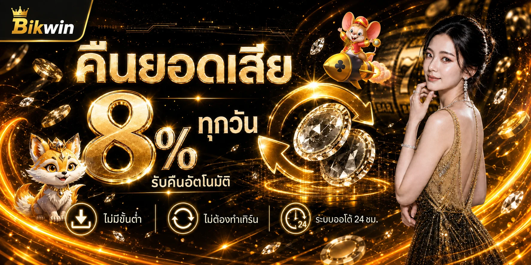 Bikwin ทางเข้าเว็บตรง สมัครและเข้าเล่นบนมือถือ